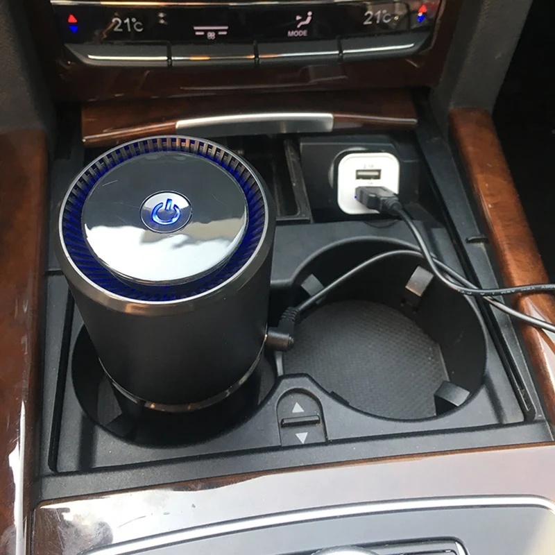 Автомобильный очиститель воздуха мини портативный с отрицательными ионами