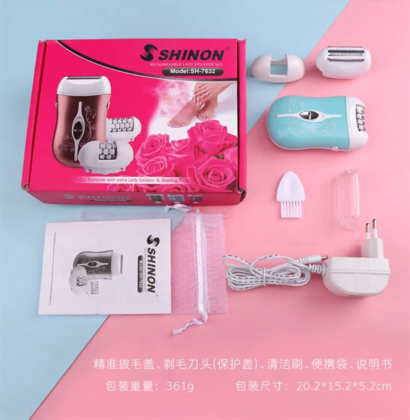 Электрический Женский бритвенный бритва эпилятор для удаления волос рук ног