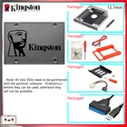Оригинальный жесткий диск SSD Kingston, 120 ГБ, 240 ГБ, 480 ГБ, 960 ГБ, SATS 3 HDD, 2,5 дюйма, жесткий диск ssd с Hdd Caddyадаптер для ПК