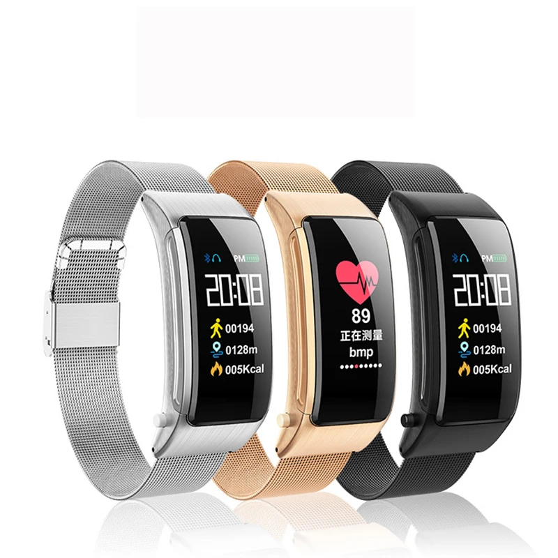 Смарт браслет с Bluetooth гарнитура Шагомер напоминание о звонке часы Для мужчин для