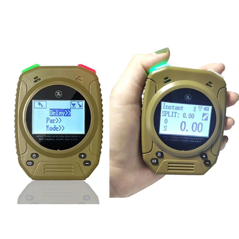 IPSC Shot Timer Competition Wireless Bluetooth Connect Phone for RO Firearm Training Digital Stopwatch Chronograph Watch Counter