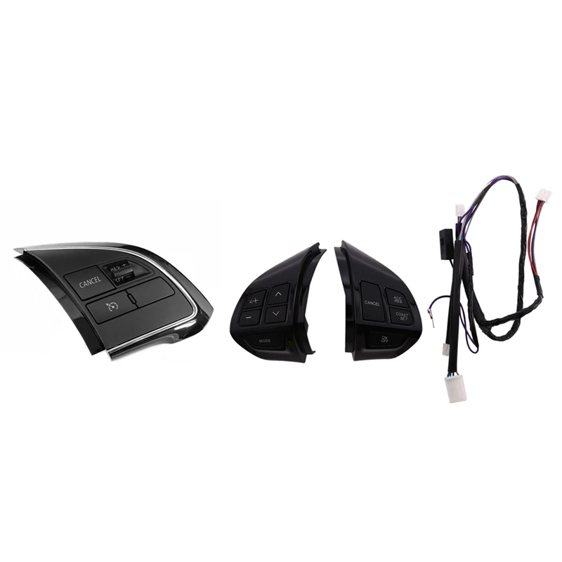 

1 Pair Left+Right Steering Wheel Control Buttons With Steering Wheel Right Button Cruise Media Player Control Switch