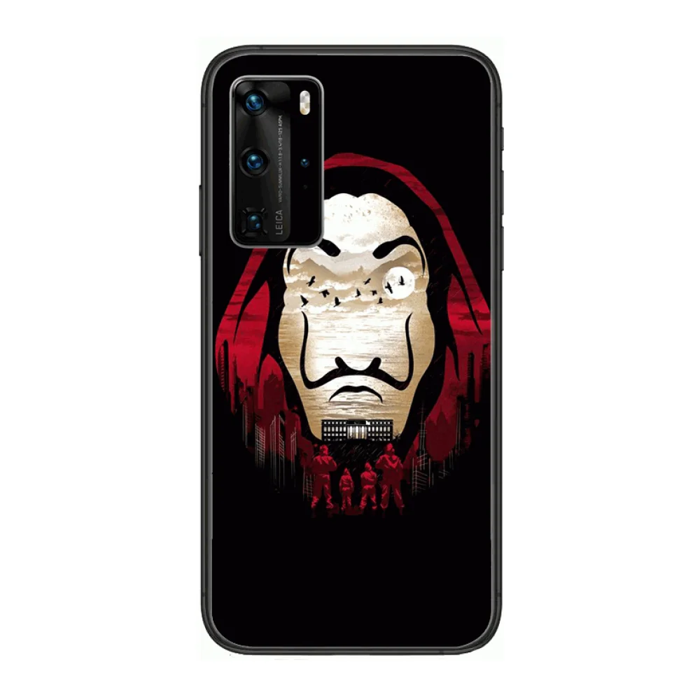 

Mobile phone cell phone,mobile Phone Case For Huawei P 40 30 20 10 Lite Smart Z Pro Black Etui Coque Painting Hoesjes comic fas