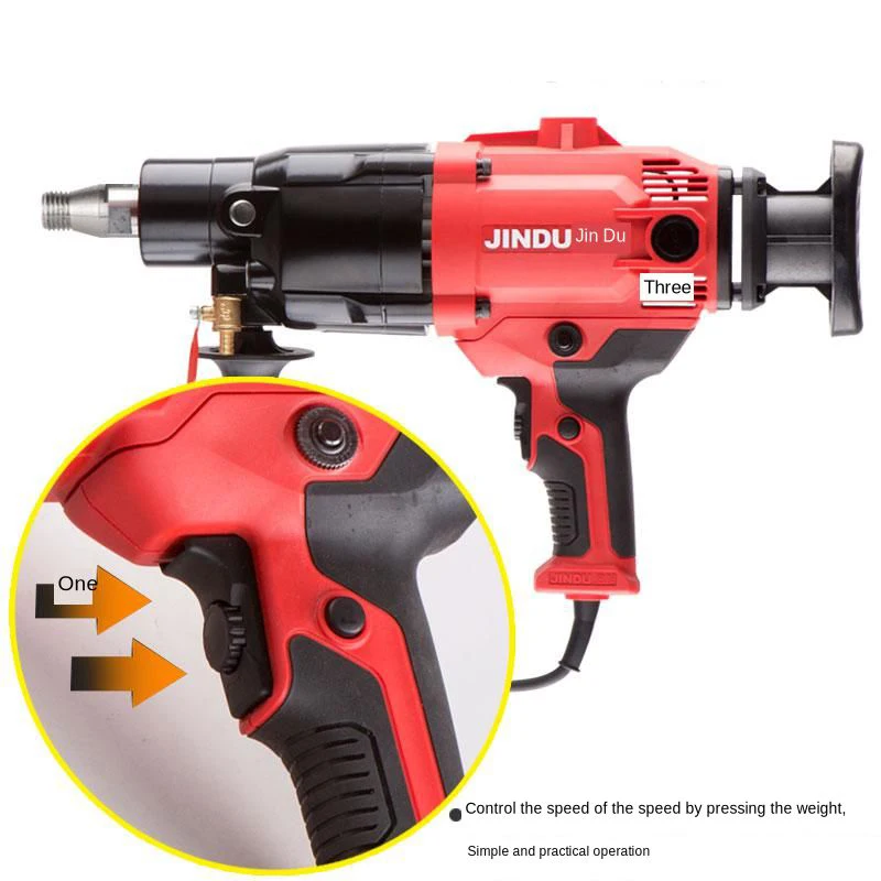 

Portable Drilling Electromechanical Drilling Waterless Diamond Drilling Machine Engineering Drill 220V