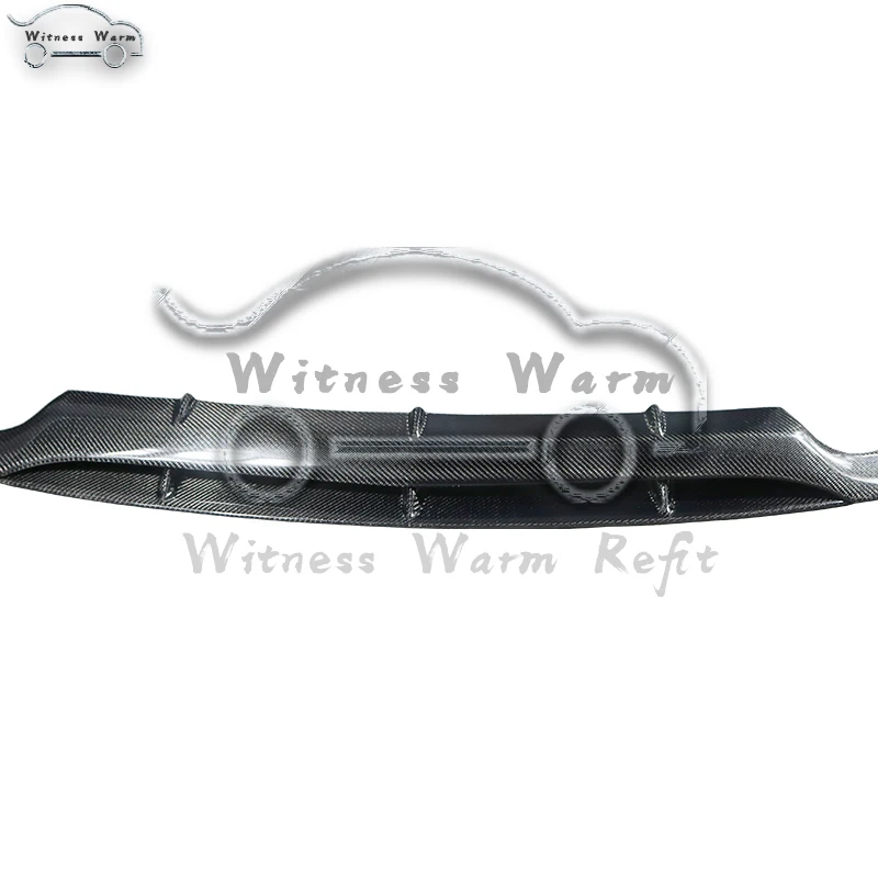 Для Mercedes-Benz c Class W205 C200 C300 2014-2018 передний бампер из углеродного волокна