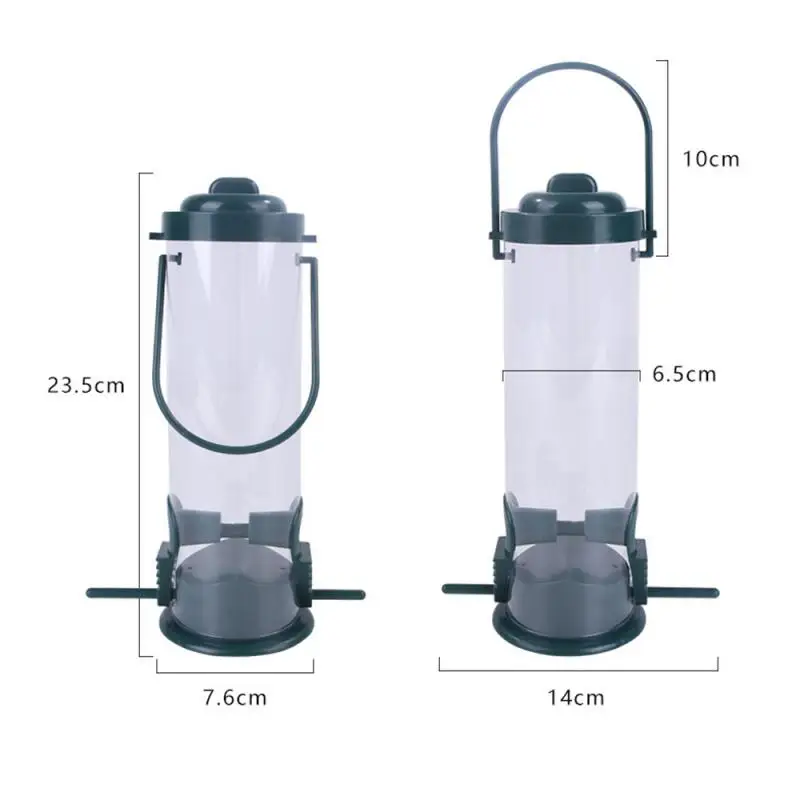 Портативная кормушка для птиц пластиковый контейнер сада и дерева товары