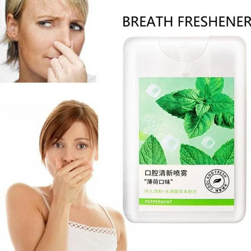 

20ml Breath Air Freshener Mouth Spray Oral Remove Breath Breath Fresh Bad Fresh Herbal Spray Smoke Breath L1M3
