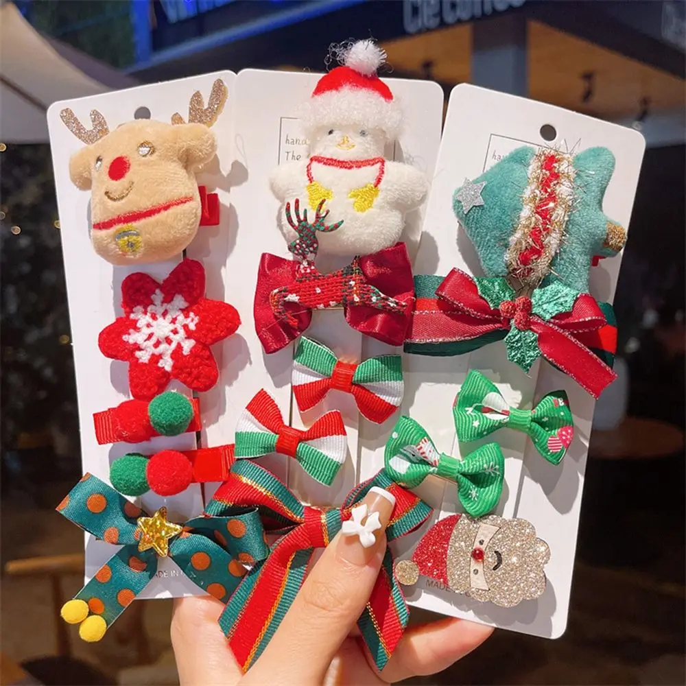 

Забавная Рождественская серия заколки для волос Детские олени оленьи заколки для волос аксессуары для волос в Корейском стиле для детей