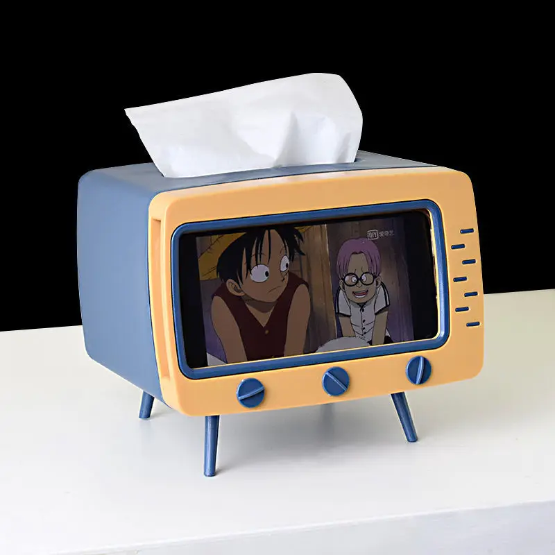 

Креативная ТВ-коробка для салфеток, настольный держатель для бумаги, столовой, барной стойки, диспенсер для хранения, органайзер для салфет...