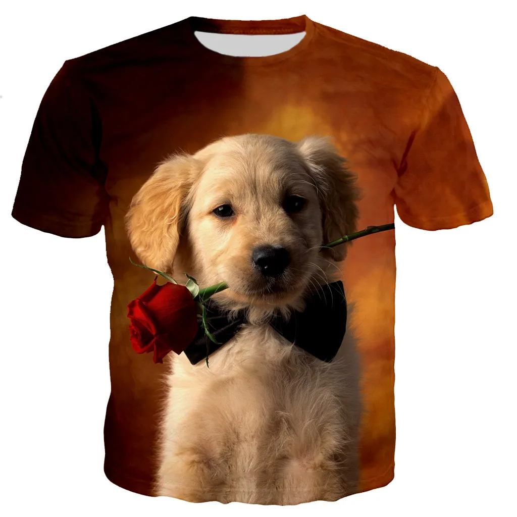 

New 3D Printed Mastiff T Shirts Boys And Girls Summer Hot T-shirts Short Sleeve Tshirt Streetwear Men/women Tops