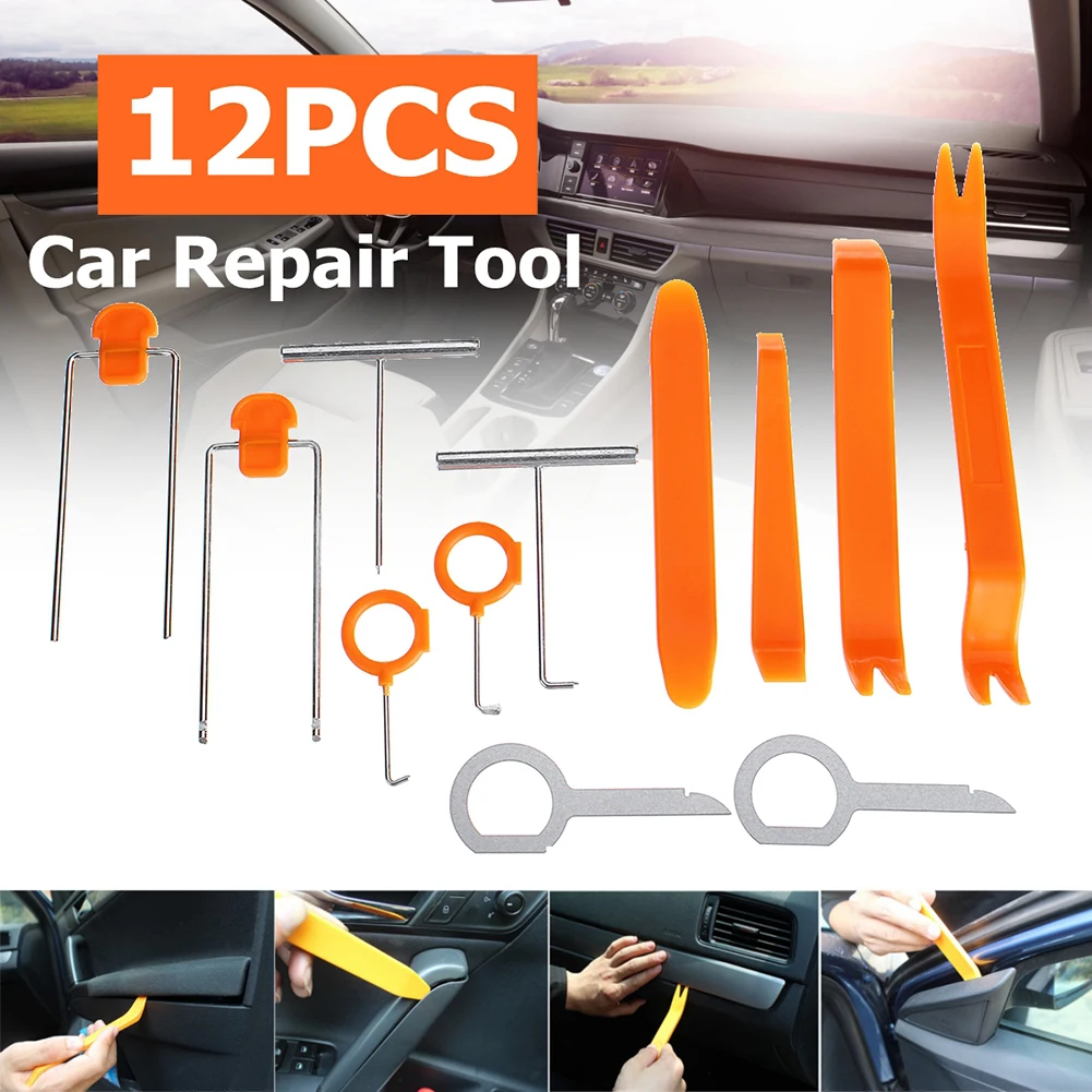 

Automobile Interior Trim Dash Audio Door Clip Panel Auto DVD Radio Removal Pry Removal Tool for Car Repairing Tool Accessory