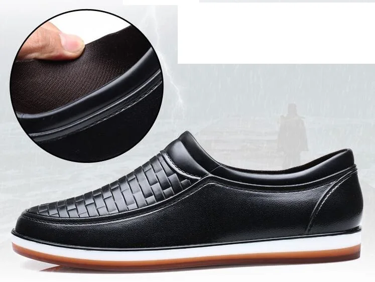 Сапоги Aleafalling мужские непромокаемые унисекс мягкая подошва садовые для кухни