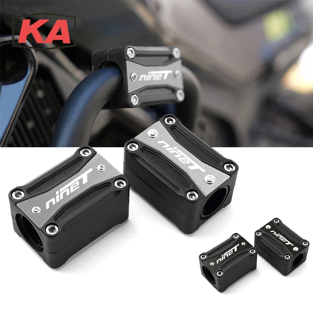 

New Motorcycle Accessories Crash Bars Decorative Block Engine Guard Bumper Protection For BMW R NineT Nine T RNine T 2014-2020