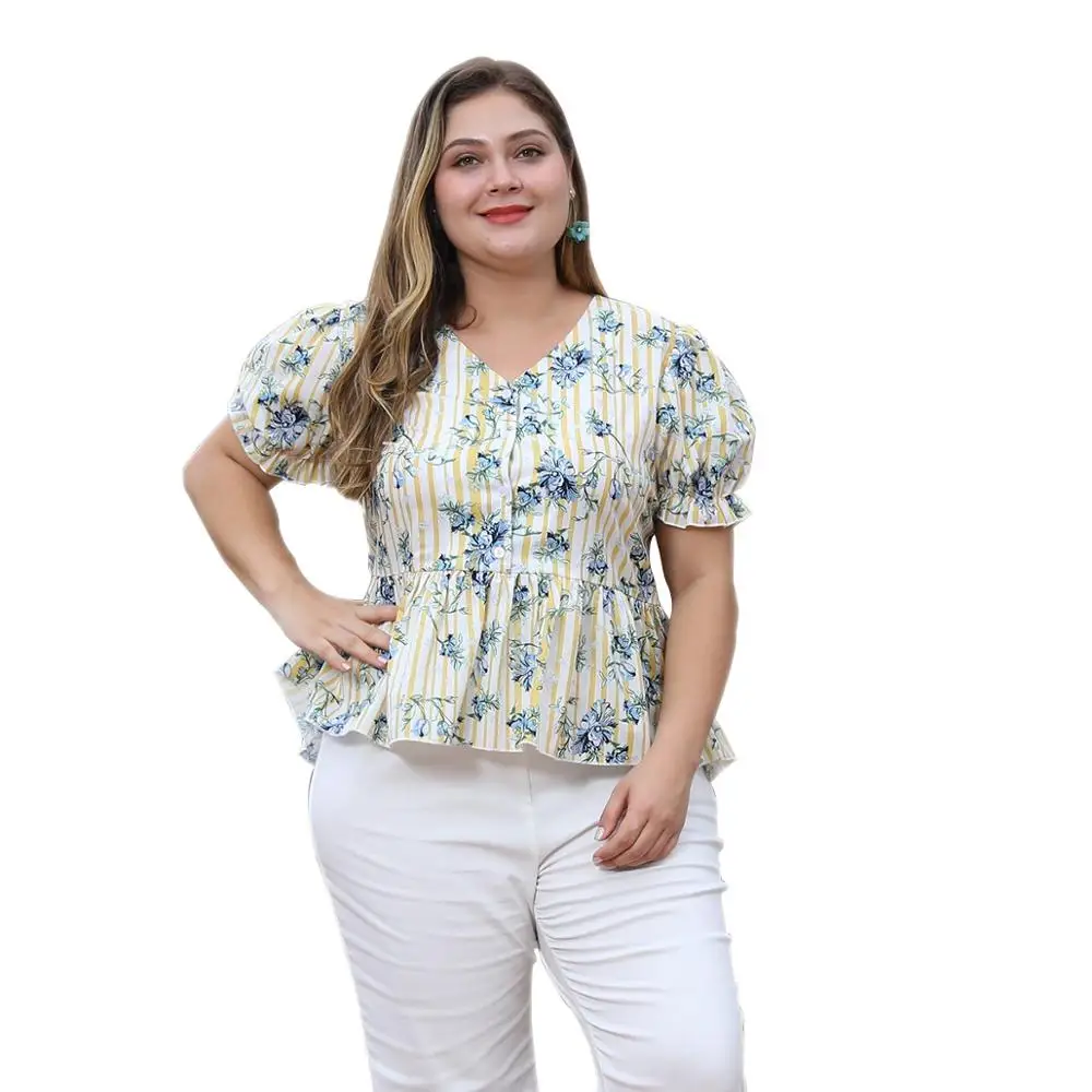 Футболка WHZHM женская с V образным вырезом винтажная Свободная рубашка коротким