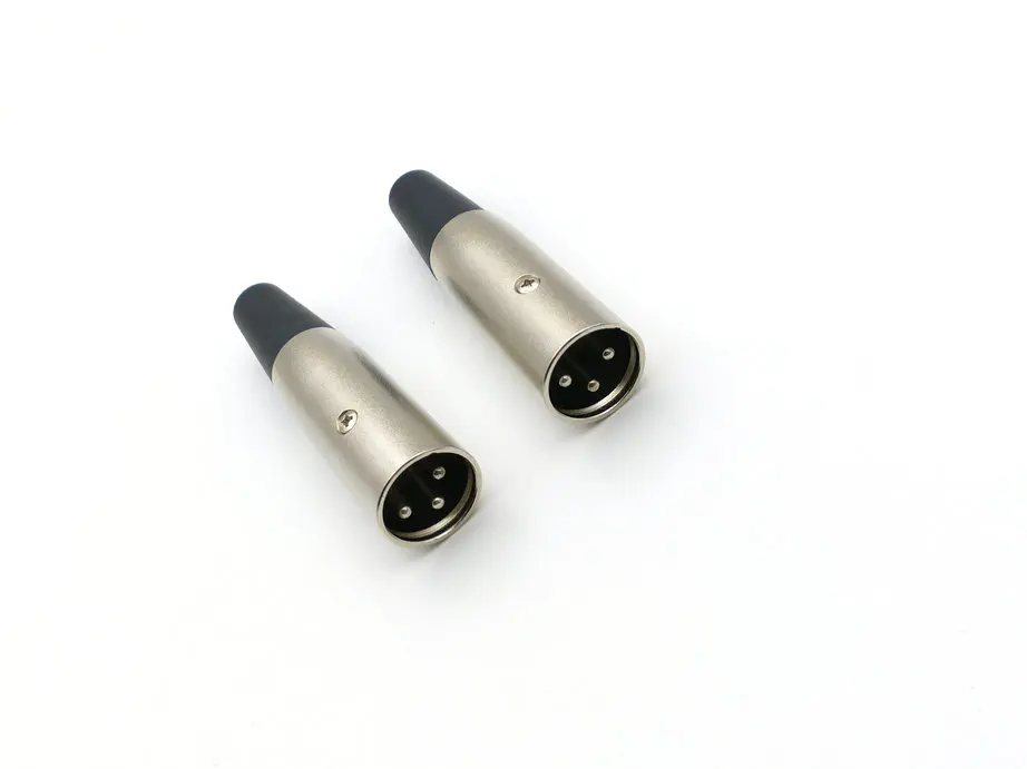 

10 шт. XLR 3Pin штекер Терминатор микрофонный Кабельный разъем