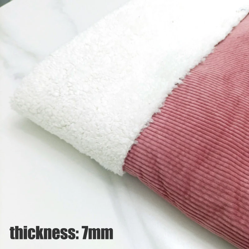 Теплая Вельветовая флисовая ткань 50*150 см плотная шерпа из овечьей шерсти для