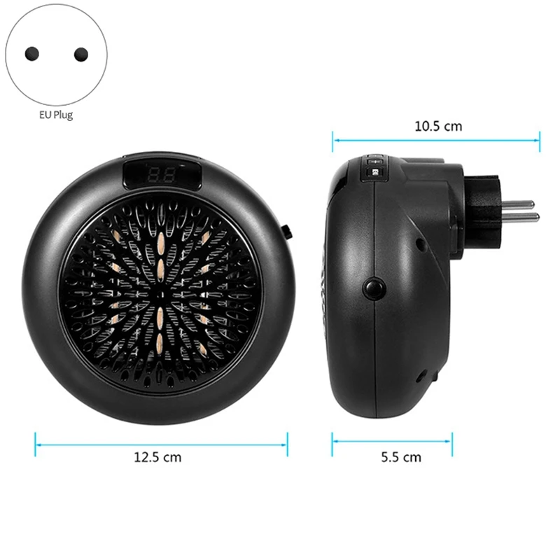 Электрический нагреватель маленький вентилятор для обогрева рабочего стола