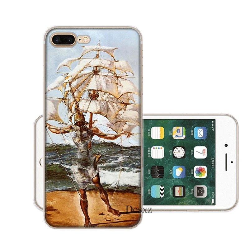 Чехол для мобильного телефона iPhone 11 Pro X XR XS Max 5 5S SE 6 6S 7 8 Plus жесткий чехол Salvador Dali |