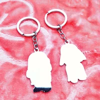 fashion couple keyring keychain man soldier expression classic small fresh colorful gift special lovely cute bag metal boy k0055