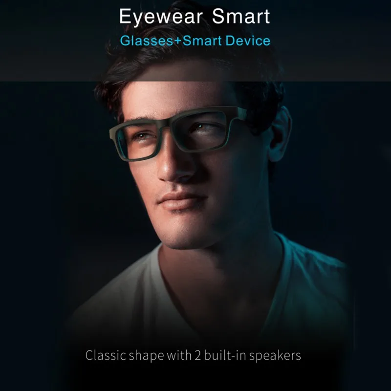 Смарт-очки беспроводные Bluetooth-очки для громкой связи звонков музыки аудио