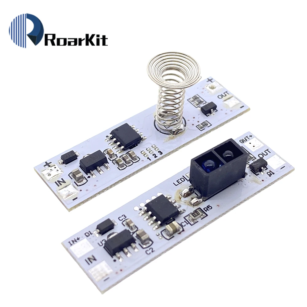 Сенсорный выключатель емкостный модуль 5 24 В 3 светодиодный|Датчики| |