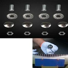 Высокое качество 1 комплект хромированные Противокражные винты болты для номерного знака автомобиля каркасные винты