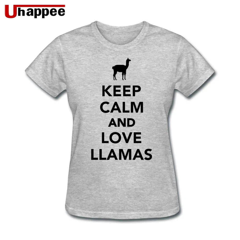 Сохраняйте спокойствие и любовь футболки с ламами рубашка для женщин Homme Guy