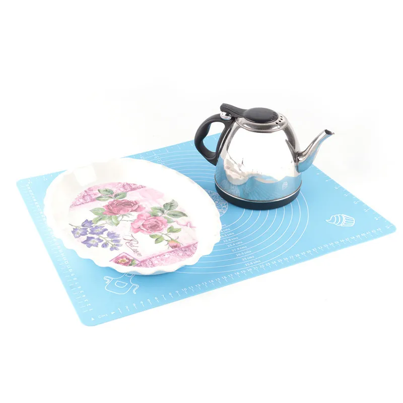 Антипригарный силиконовый коврик для разминания теста доска выпечки пирожных