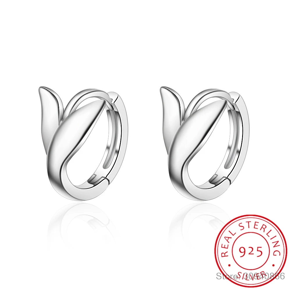 

Дефицитная Шляпка из хвоста лисицы, серьги-кольца для женщин из натуральной кожи 925 стерлингового серебра ювелирные изделия в форме русалки...