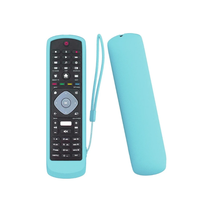 

Removable Remote Control Cover Dustproof Protector Durable Silicone Soft Solid Home for NETFLIX HOF16H303GPD24 Remote A6HE