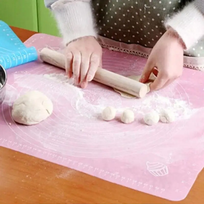 DIY Ex-Большой антипригарный силиконовый коврик для выпечки для духовки, раскатки теста, коврик для выпечки помадка, кондитерские изделия, коврик для выпечки, кухонные инструменты