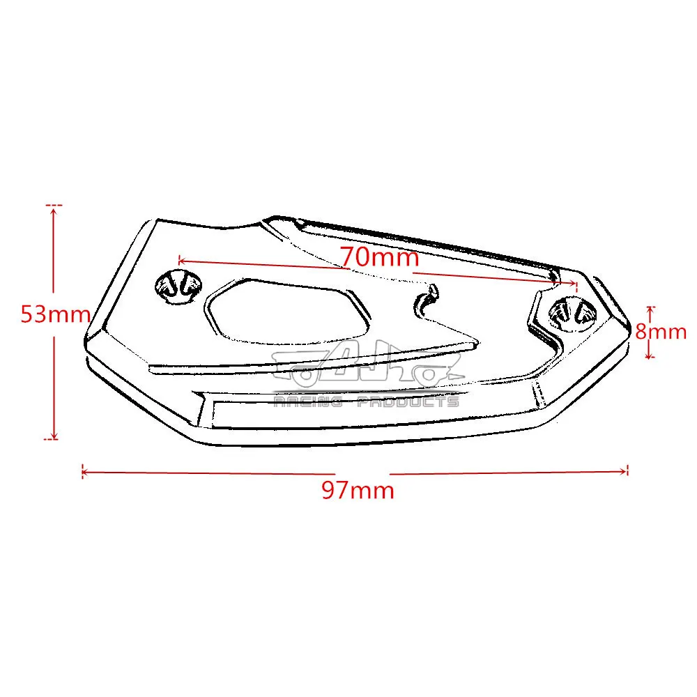 

Motorcycle Aluminum Front Fluid Reservoir Cap For Kawasaki Z800 13-16 Z900 Z650 Ninja 650 2017 Versys650 10-14 ER6N/F 09-14