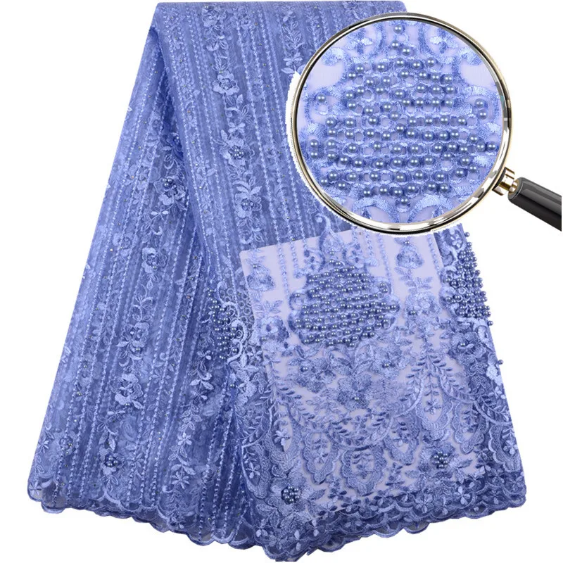 Африканский гипюр кружево ткань 2019 вышитые в нигерийском стиле состоящий из