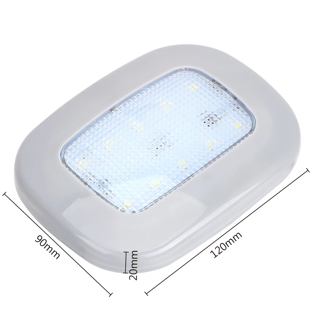 LEEPEE 10 LED Vehicle Roof Ceiling Lamp Car Reading Light Magnet Dome White USB Charging Universal Auto Interior | Автомобили и