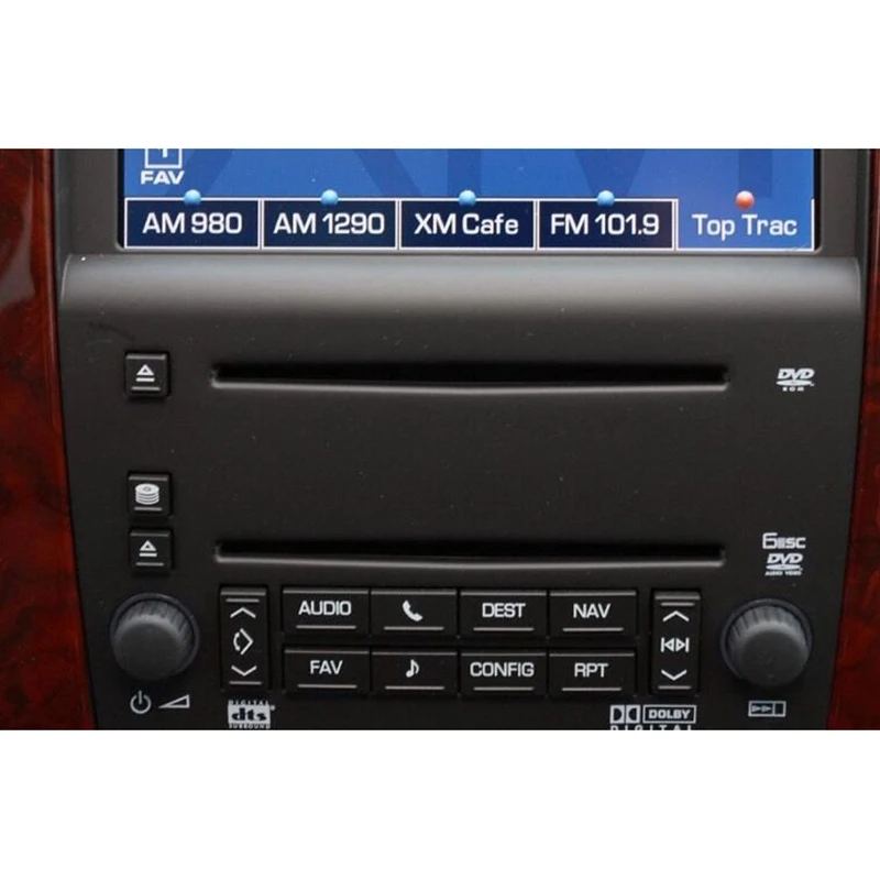 

Stereo Radio Navigation Button Repair Decals Sticker Set for 07-14 Cadillac Escalade ESV