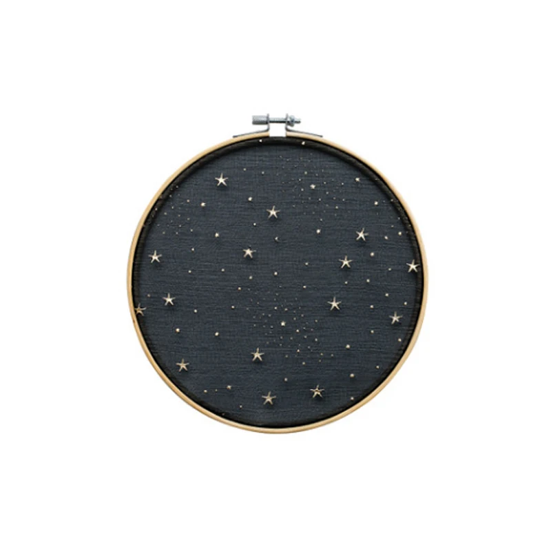 Wood products bamboo frame round star hanging Nordic style wedding living room wall decoration Pendant | Дом и сад