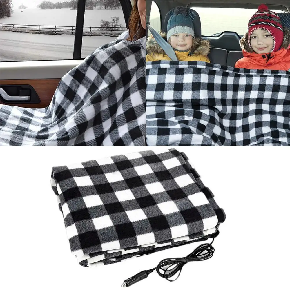 Новое энергосберегающее теплое одеяло с решеткой для автомобиля осеннее и