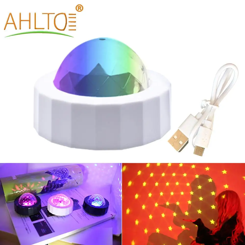 

DJ RGB Night Light Car Ambient Light Colorful Music Led Party Atmosphere Interior Dome Trunk Wall Lamp Welcome Lights Projector