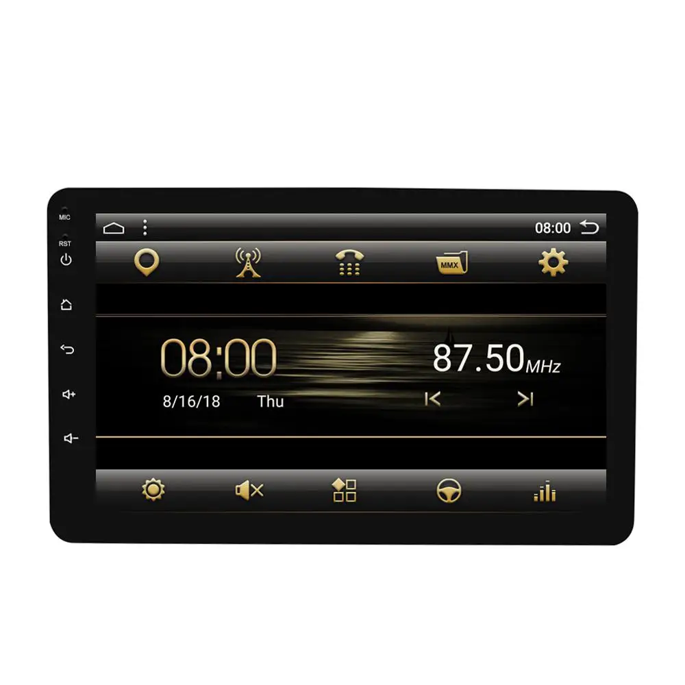 Автомобильная магнитола 8 дюймов Android 10 0 большой экран универсальный