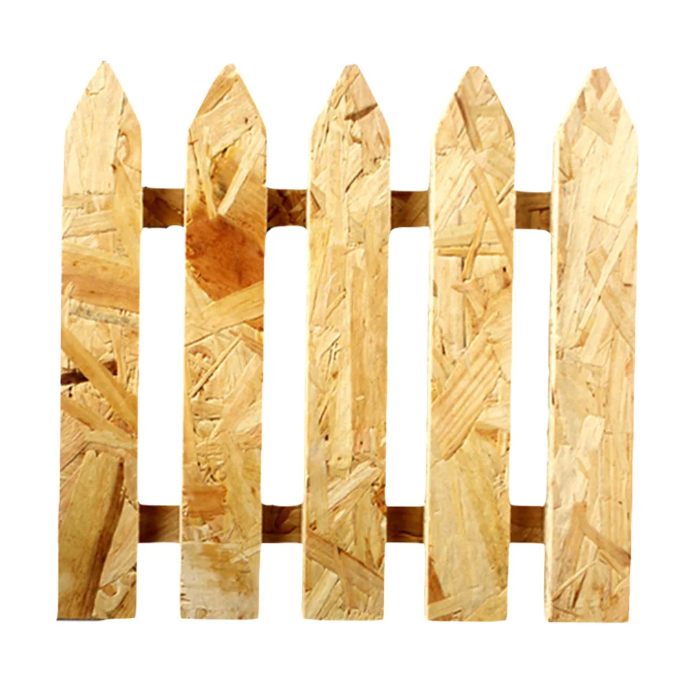 

1pc Wooden Fence Reptile Raising Fence Pet Sheltering Fence (Wood Color)