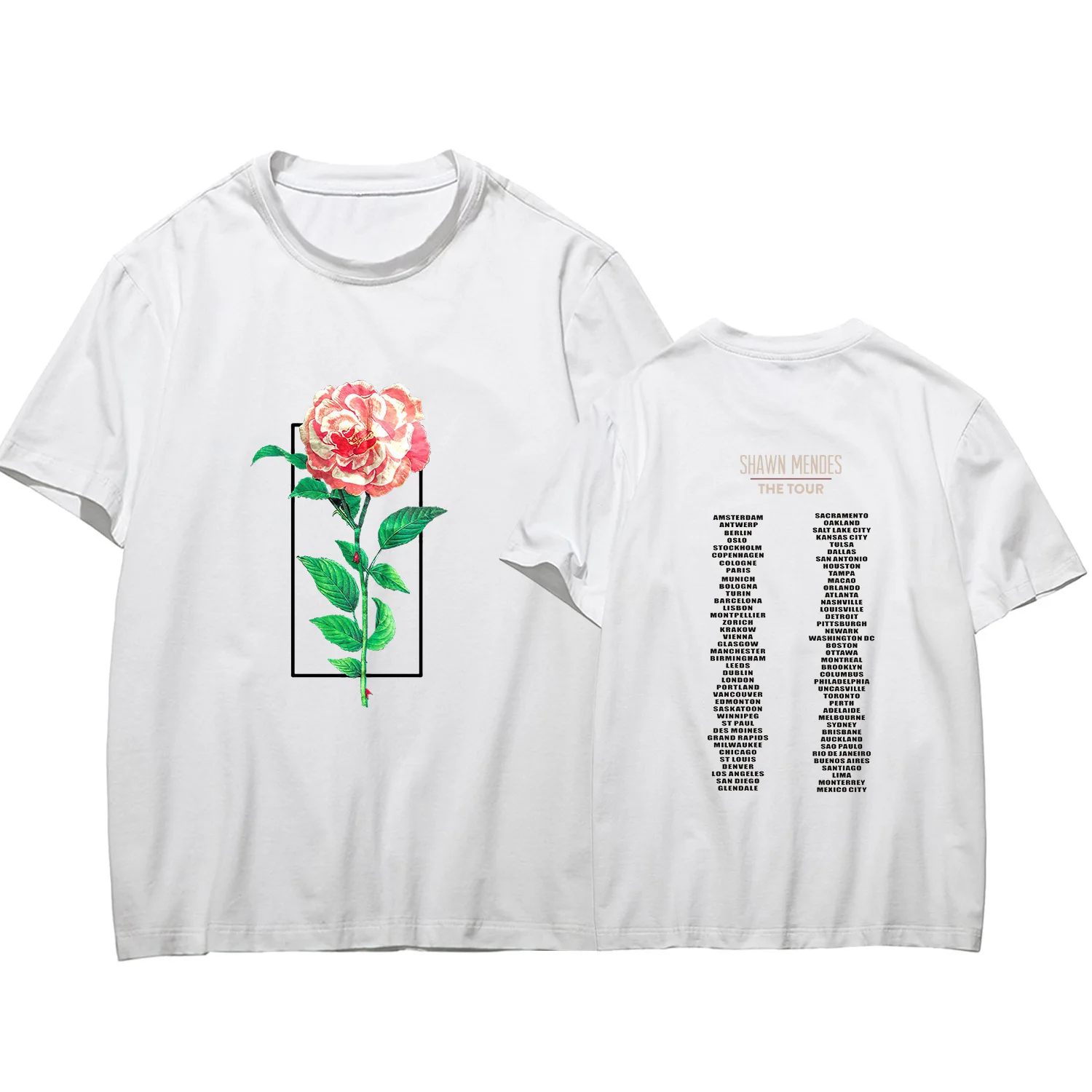 Shawn Mendes Concerts Edition Women Short Sleeve T Shirt Men And Fund | Женская одежда