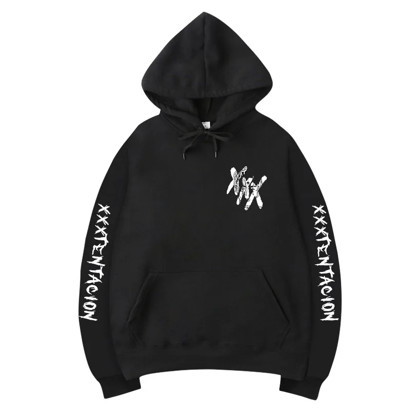 XXXtentation толстовки для мужчин и женщин с буквенным принтом Осень Harajuku Хип Хоп
