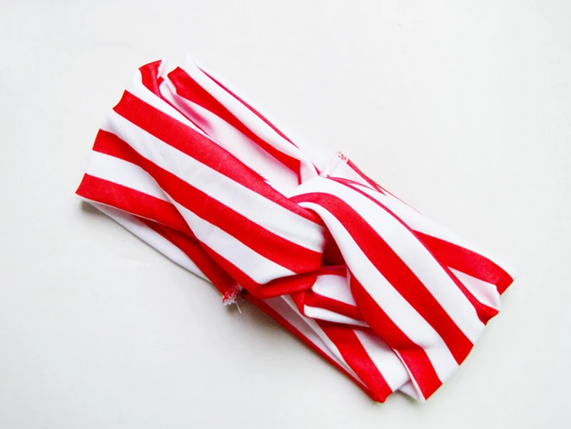 Лидер продаж эластичная лента для волос в полоску с бантом маленьких девочек