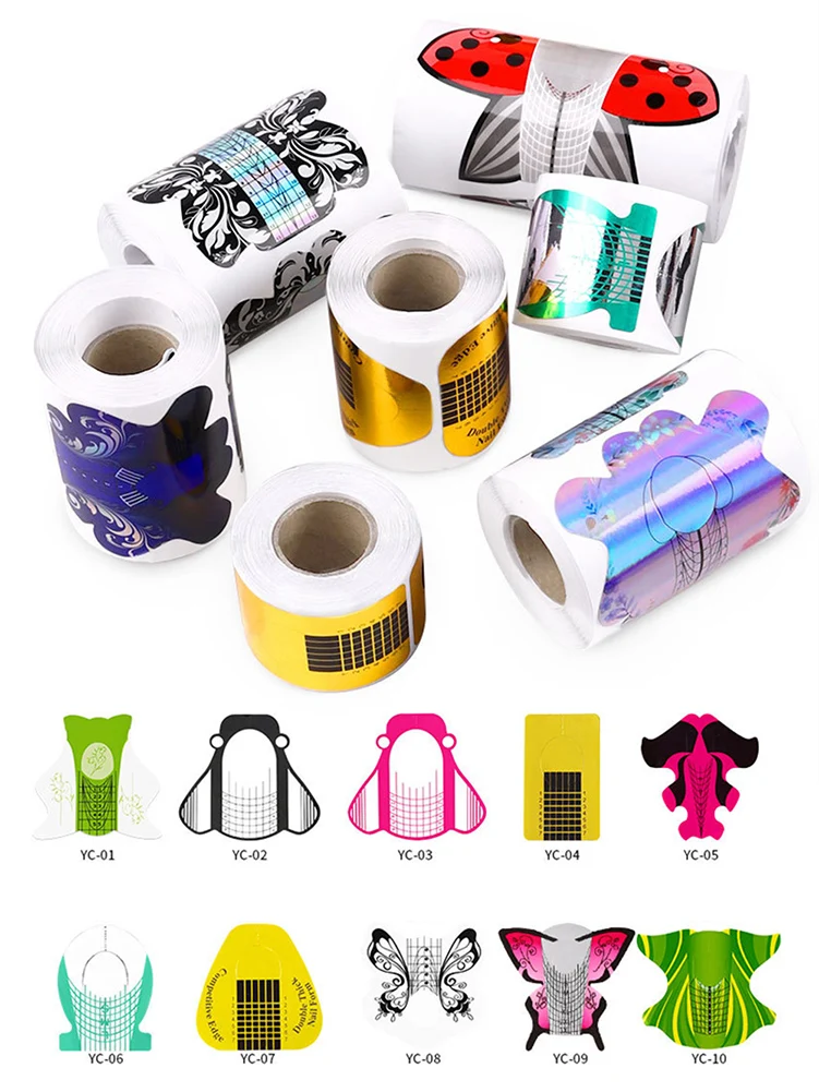 100 шт. формы ногтей расширение советы из акрила/УФ-гель для наращивания