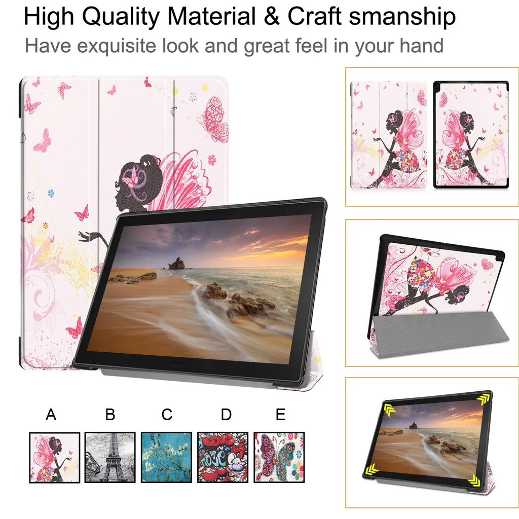 50 # чехол для lenovo Tab E10 10 1 планшета Funda TB X104F X104L тонкий магнитный складной из