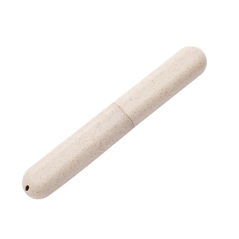 style 1 beige 1 шт. портативная коробка для зубных щеток, дорожная зубная щетка, чехол для хранения кемпинга, косметический Чехол, органайзер для зубной пасты, аксессуары для ванной комнаты - Цвет: style 1 beige