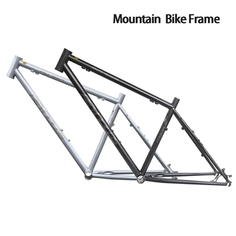 

26ER Missile PIONEER Classical Reynolds 520 MTB Bike Frame CR-MO Steel 16.5" 17.5" 19" Disc Brake/V Brake Frameset Bicycle Parts