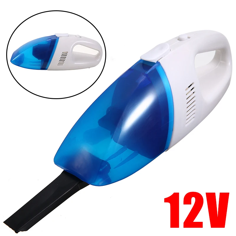 1 шт. портативный мини автомобильный пылесос DC 12V 60W маленький ручной влажный и