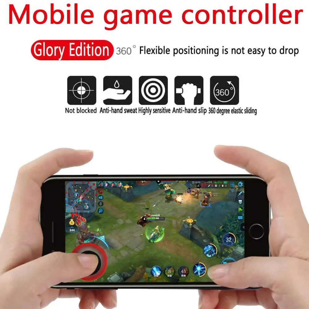 Круглый игровой джойстик геймпад планшетофон для Iphone Android кнопочный контроллер