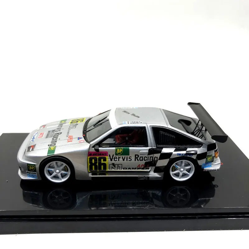 Классический 1:43 Масштаб смолы моделирование AE86 автомобиль Миниатюрная модель статические изысканные автомобили украшение стола Коллекция подарков